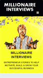 Mobile Screenshot of millionaire-interviews.com